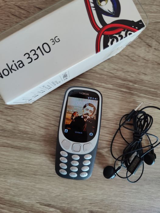 Nokia 3310 3G b.dobry stan, słuchawki i pudełko