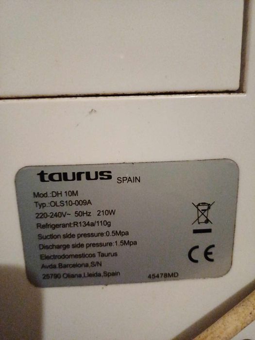 Desumidificador Taurus