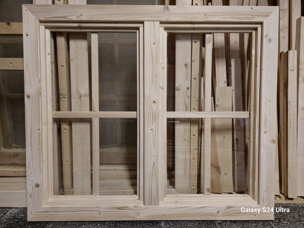 Okno drewniane 120 x 100