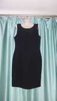Новое нарядное классическое черное платье для беременных миди 14 L 48