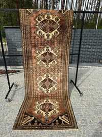 Patynowany chodnik dywan perski r.tkany Iran Hamadan 295x110 gal.10tyś