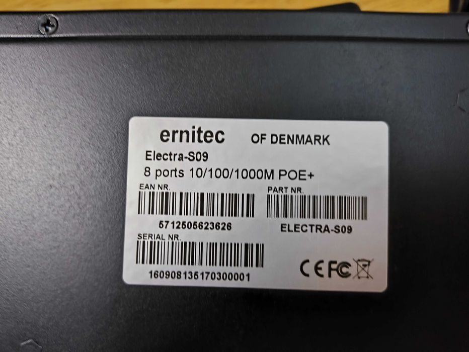 switch Ernitec  Electra-S09 8xPoE GB
