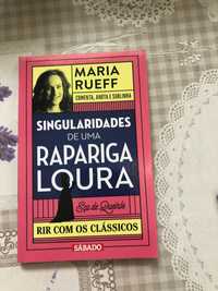 Livro "Singularidades de uma rapariga loura" de Maria Rueff
