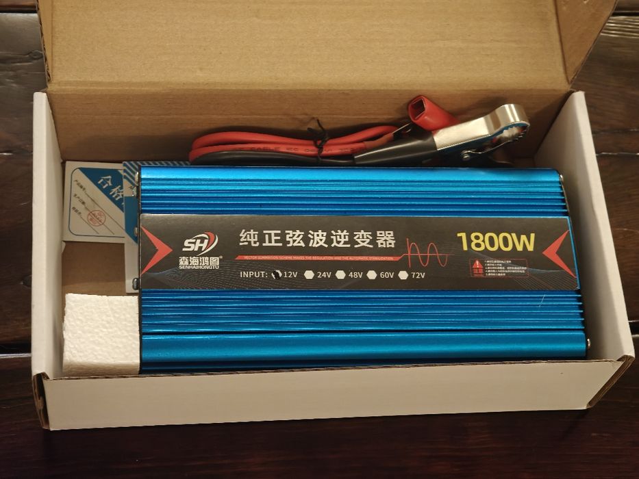 Інвертор з чистою синусоїдою, 1.8 кВт