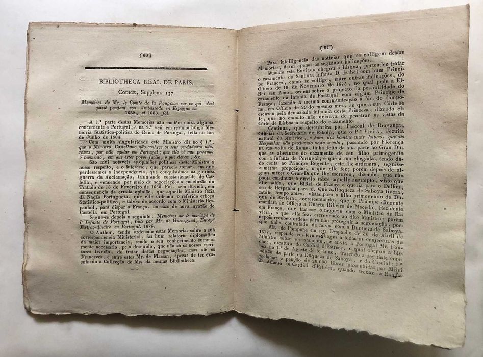 Noticia dos manuscriptos colligidos pelo Segundo Visconde de Santarém