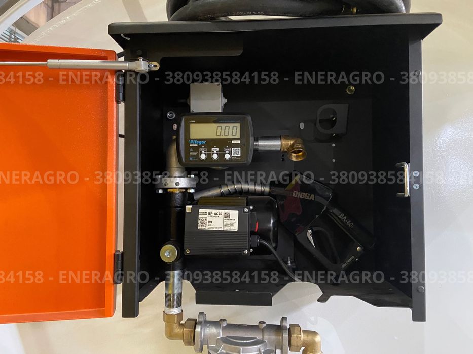 Мини АЗС 10 куб, емкость для топлива, резервуар, модуль заправочный дт