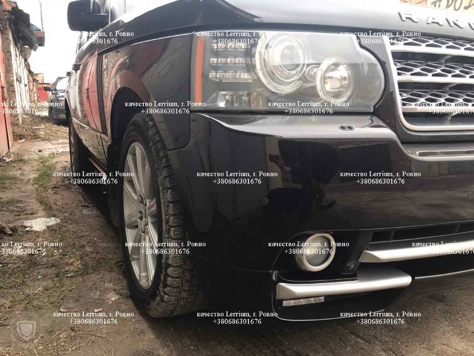 Обвес накладка на бампер Губа Range Rover Vogue Supercharged L322