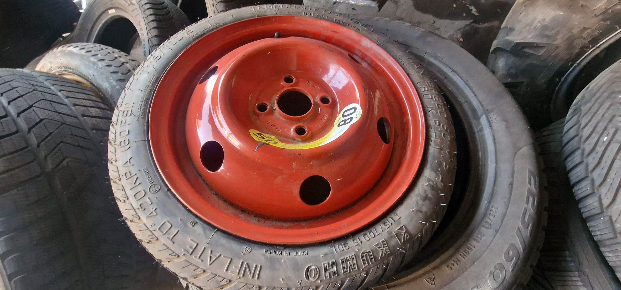 Koło dojazdowe Hundai i20 R15 4x100-nowe
