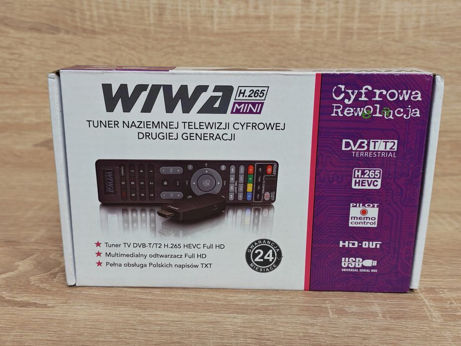 Dekoder wiwa tuner tv cyfrowy dvb-t2 dvb-s2 iptv