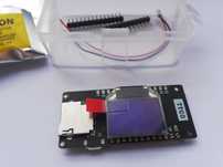 Placa TTGO T2 ESP32 com OLED e conetor para cartão SD