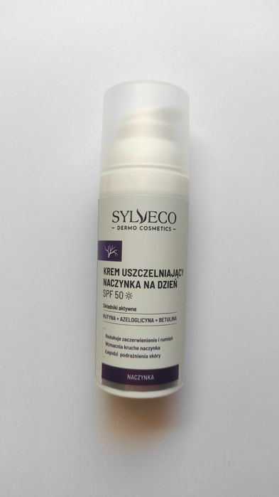 Krem uszczelniający naczynka na dzień SPF50 Sylveco Dermo