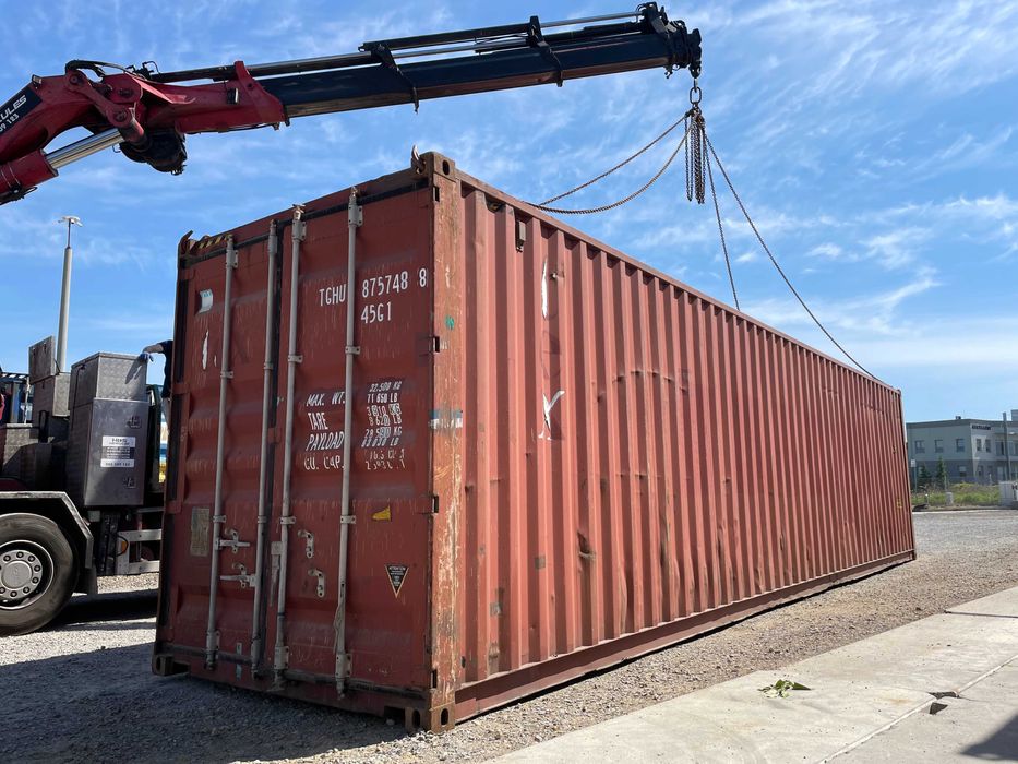 Kontener morski, oceaniczny, magazynowy 40HC/12m + transport
