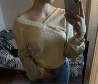 Sweter bluzka elegancka S