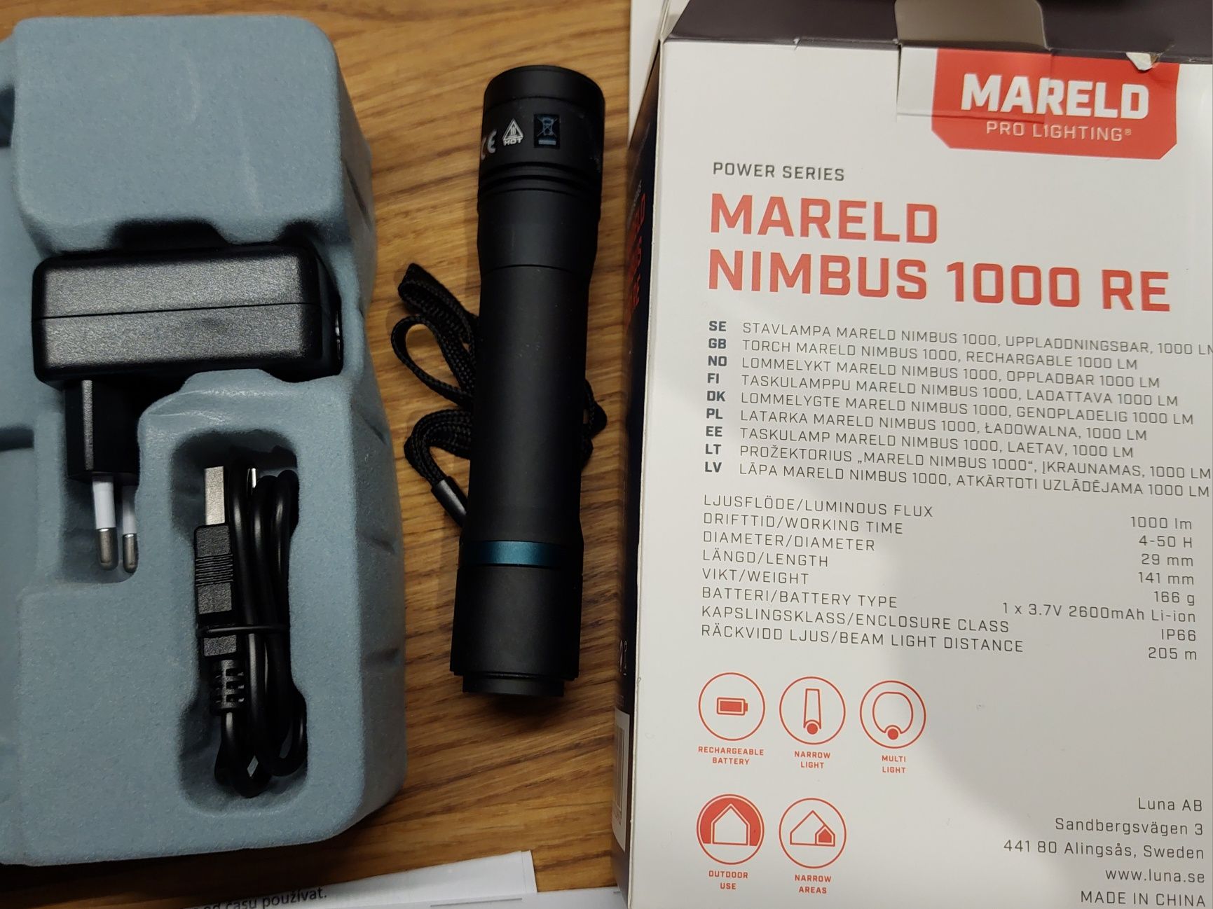 Latarka Mareld Nimbus 1000 RE