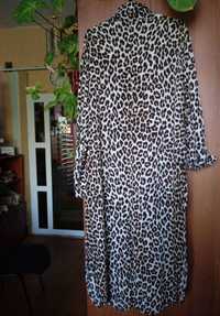H&M сукня сорочка платье рубашка леопардова