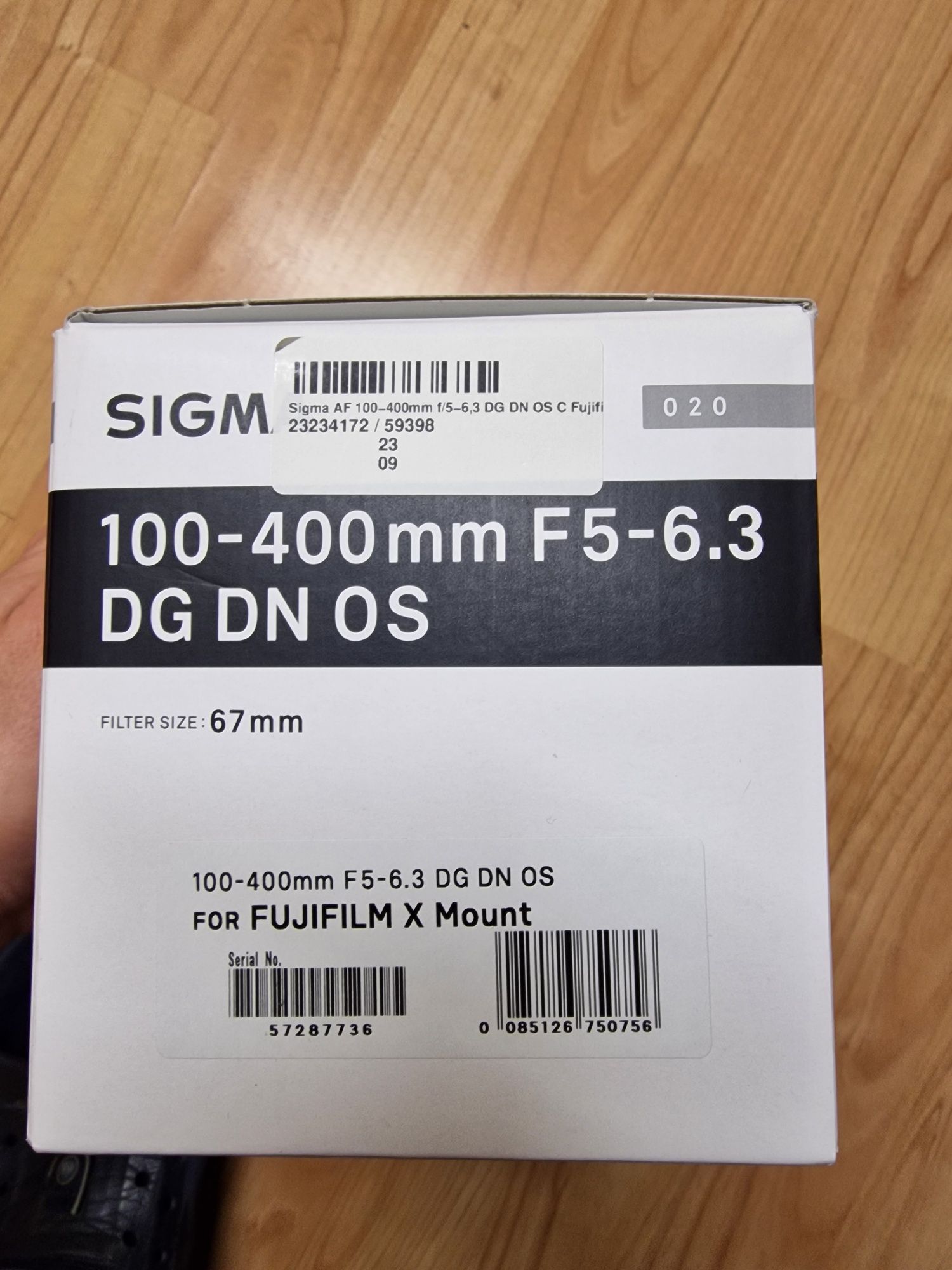 Obiektyw Sigma 100-400 f5-6,3 DG DN OS FUJIFILM X MOUNT