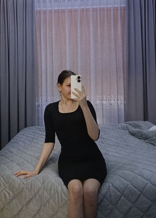 Чорне плаття ,рубчик