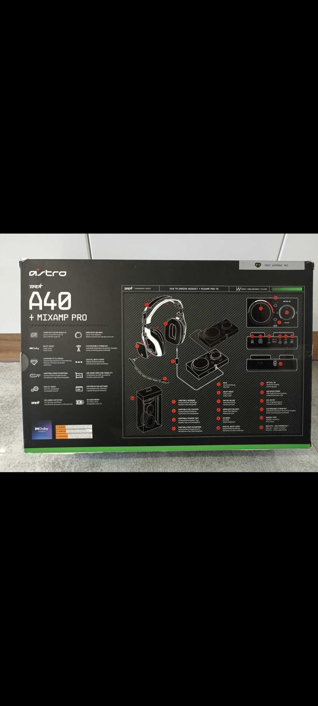 Słuchawki ASTRO A40 TR + MixAmp PRO TR dla Xbox One, PC