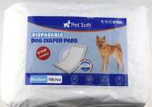 Wkładki Pet Soft do pieluszek dla psa, rozm. średni, niecałe 80 szt.