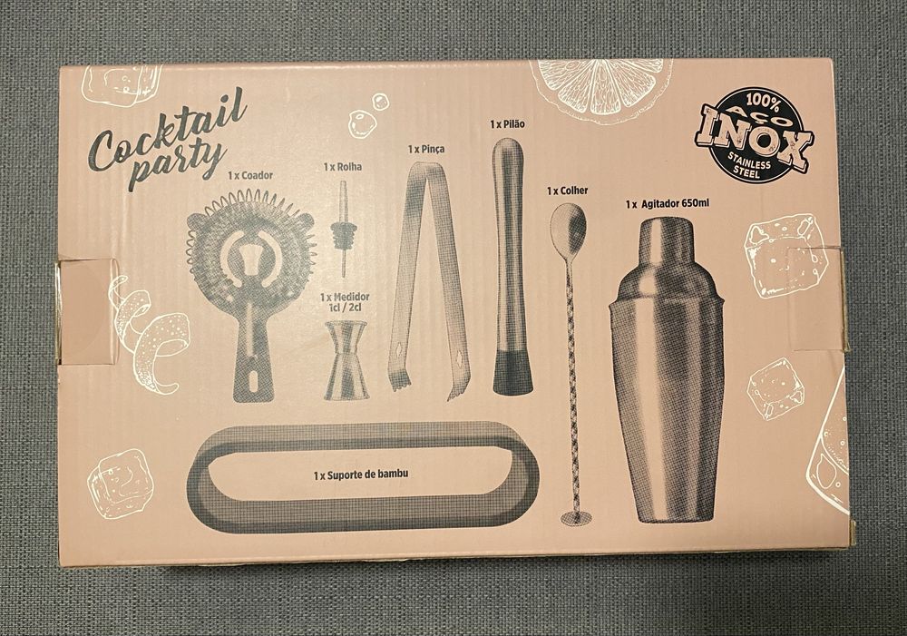 Conjunto para Cocktail com 8 peças