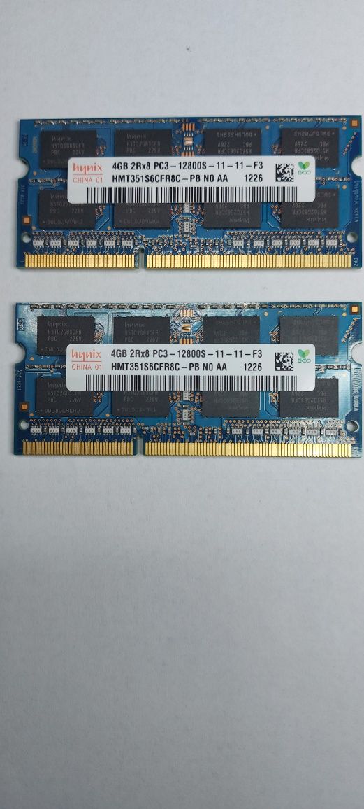 Модуль пам'яті для ноутбука SoDIMM DDR 3 4 GB 1600 MHz Hynix б/в
