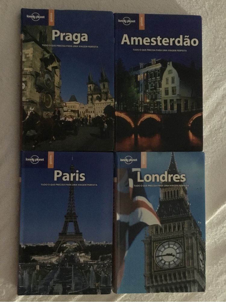 Livros guias sobre 4 países
