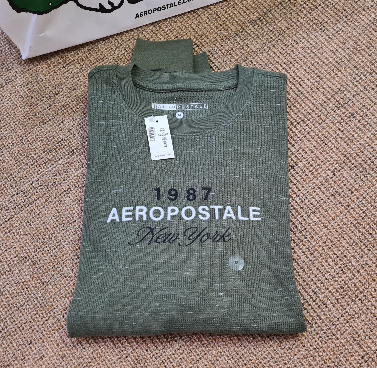 Aeropostale oryginalny longsleeve męski z USA M