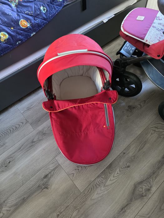 Wózek xlander xa kolor granatowo bordowy