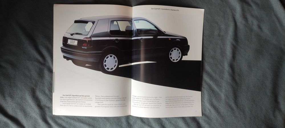 Prospekt Volkswagen Golf GTI III