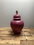Podstawa ceramiczna do lampy stołowej fuksja XXL 54 cm + klosz
