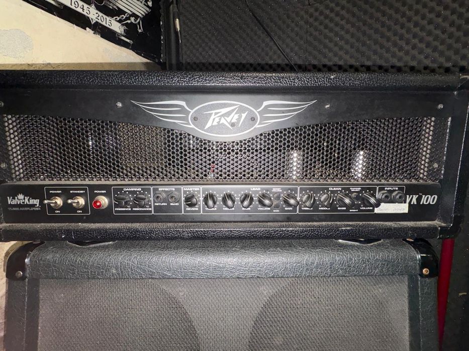 Peavey valveking amp + Marshall cabinet JCM C4 10 A