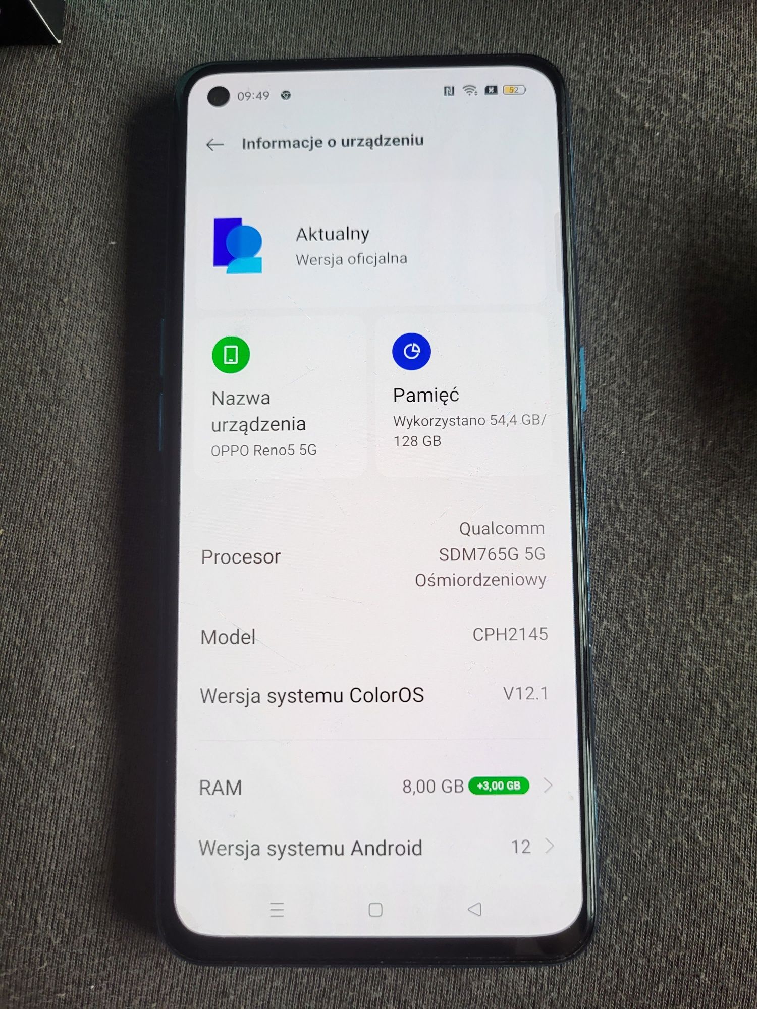 Telefon Oppo Reno 5G