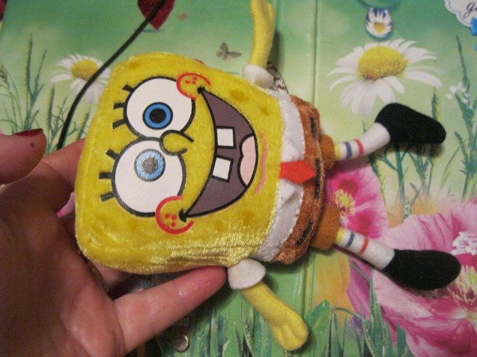 игрушка мягкая ПЛЮШЕВЫЙ губка боб спанч боб Sponge Bob SquarePants