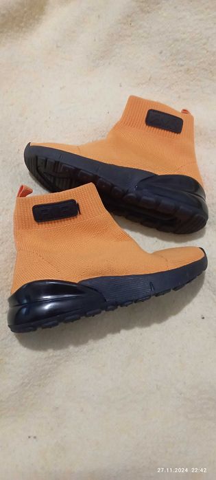 Високі кросівки River Island Kids Sock Trainers Orange 10/28