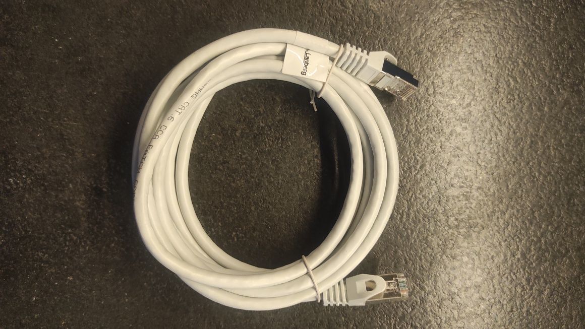 Patchcord kat.6 FTP szary.