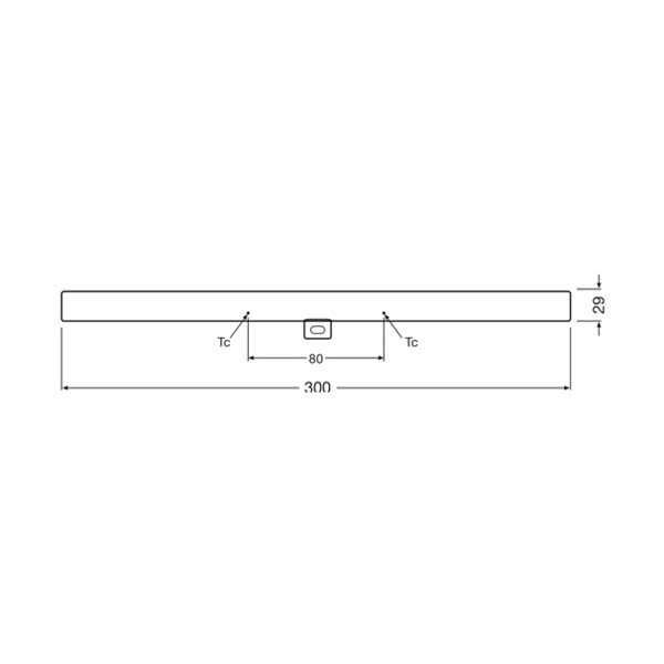 LEDinestra, Lâmpada S14d LED 30cm ou 50cm (Ver Descrição) – Desde:
