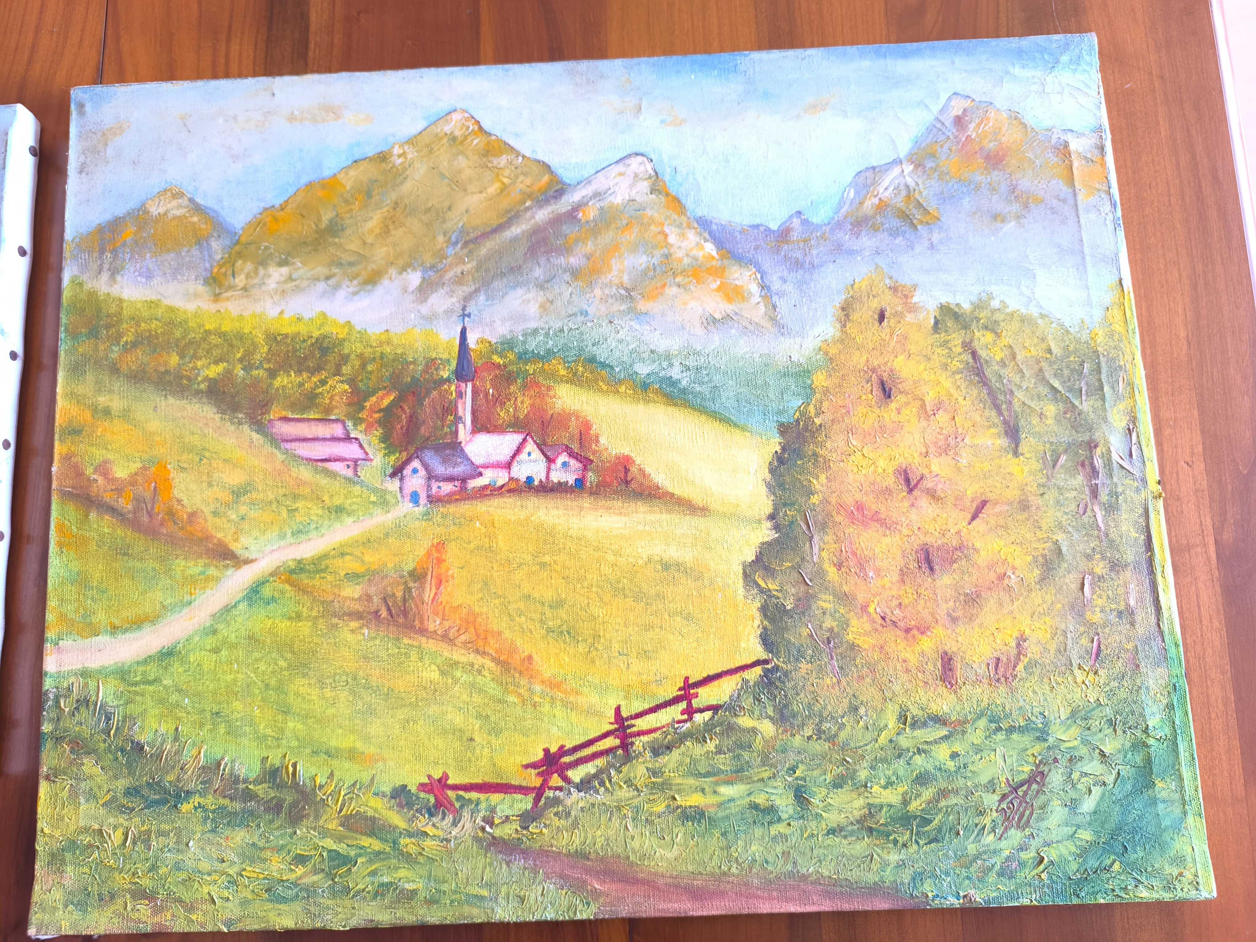 Tela pintada á mão