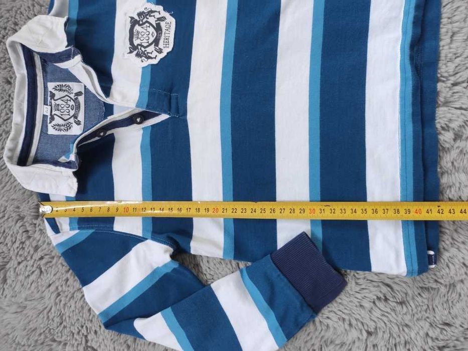 2 x bluzki w paski i auta r. 110