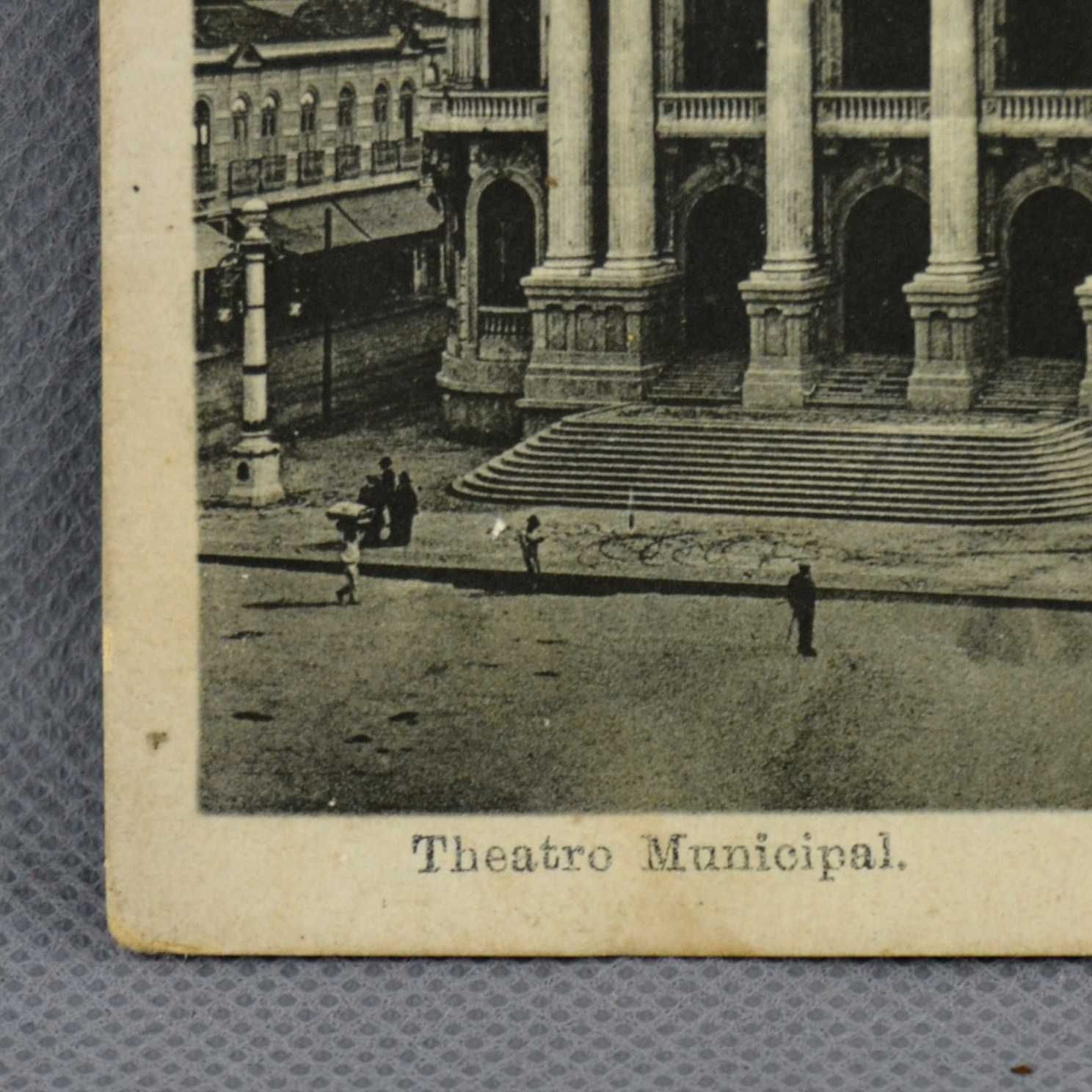 Postal “Bilhete postal do Brazil – Theatro Municipal, Rio de Janeiro”