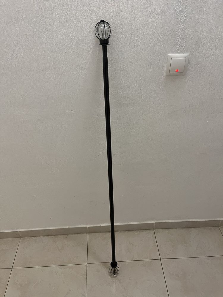 Varao de cortinado com terminais
