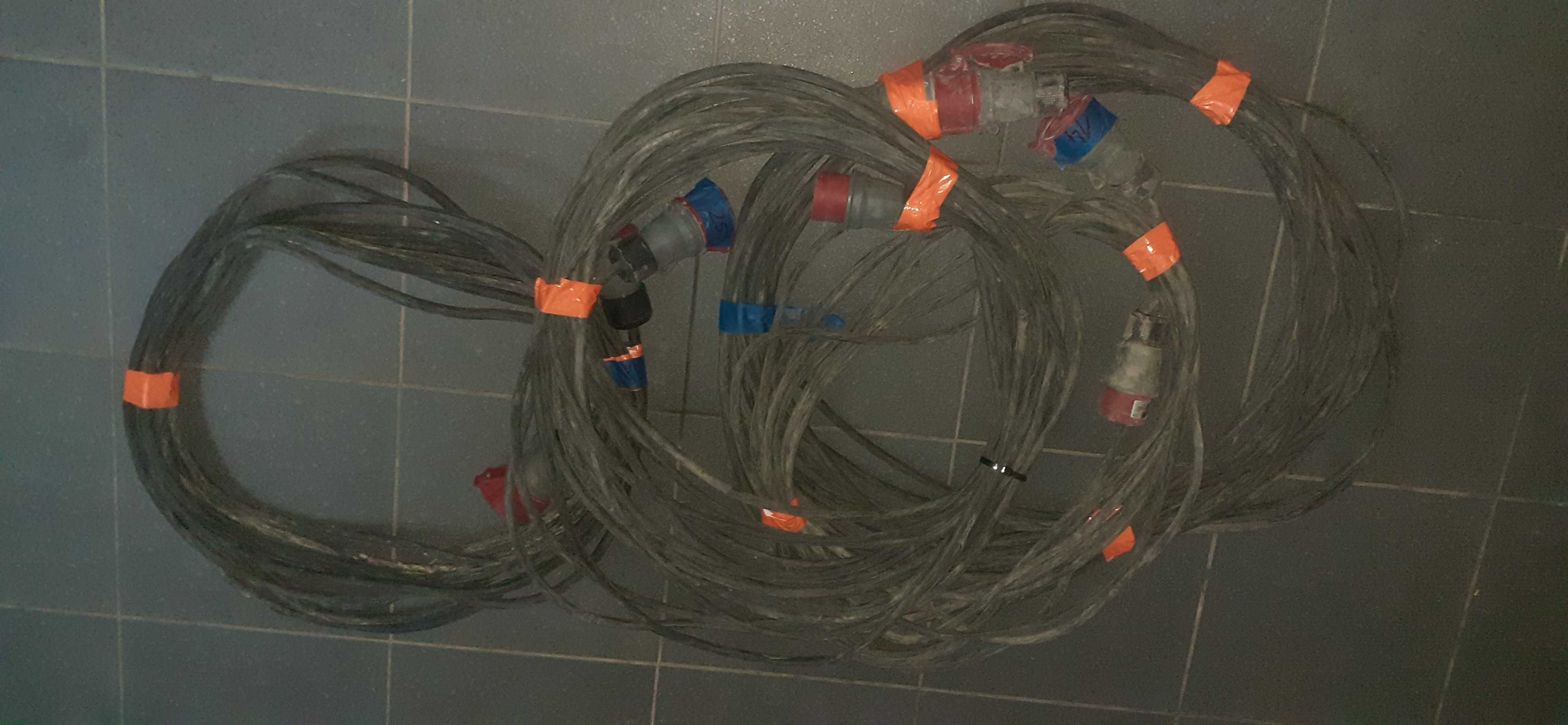 przewod siłowy 5x2,5 mm 16A 25m gumowy jak nowy Michałowice Kraków