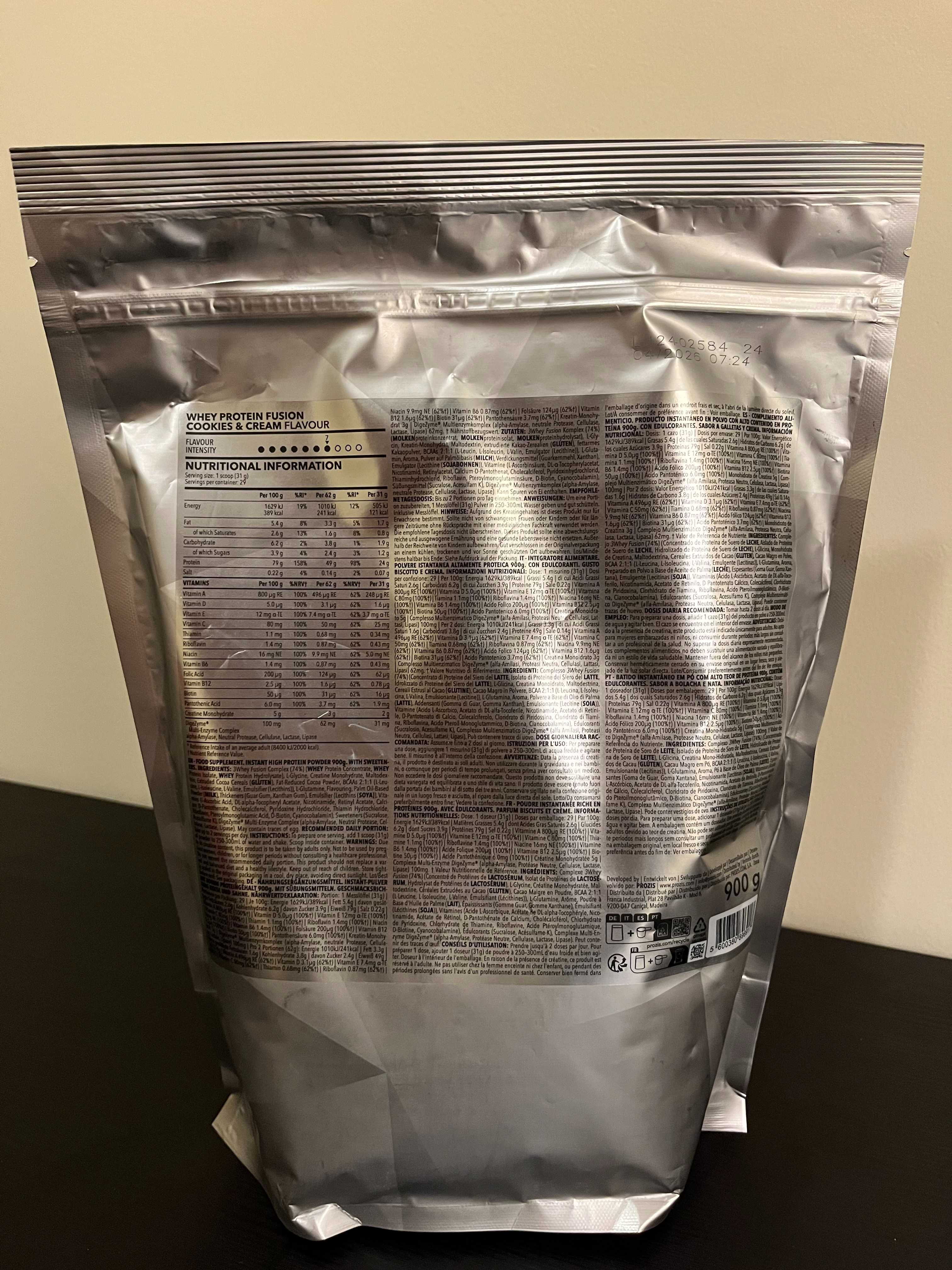 Whey Protein Fusion 900g PROZIS