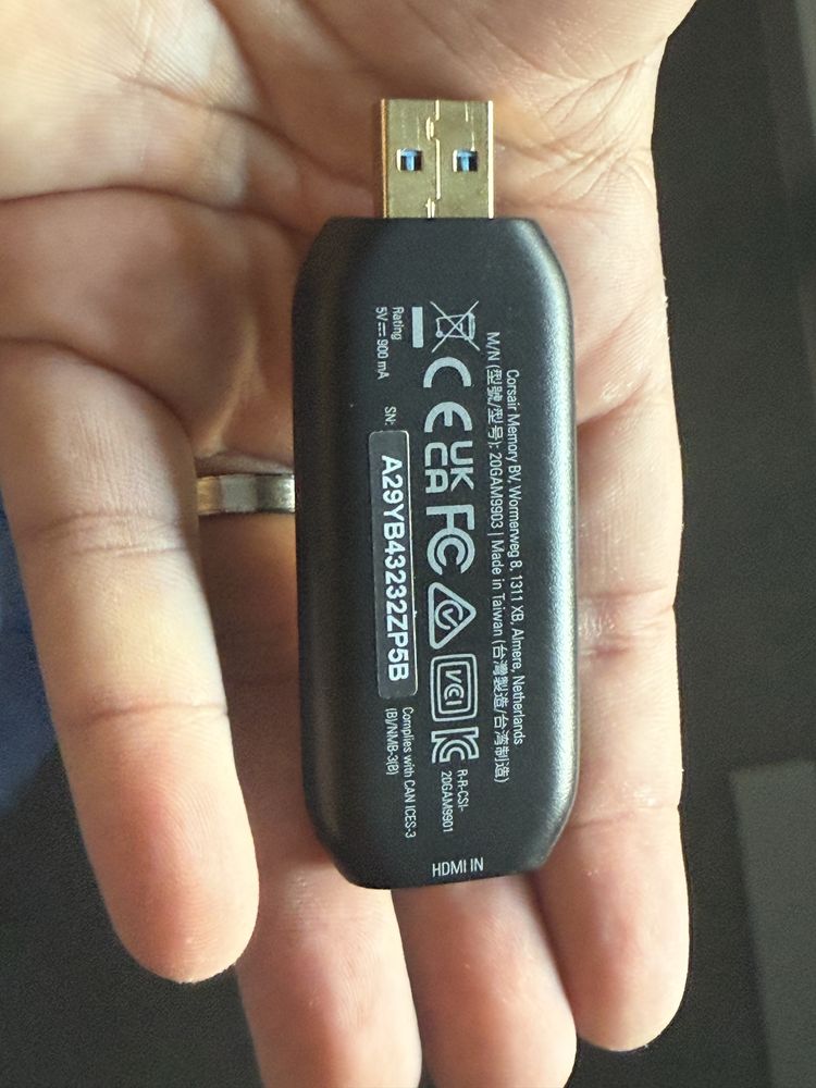 URGENTE - Placa de Captura USB Elgato Cam Link 4K