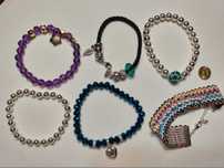 Avon Bransoletka Posrebrzana Zestaw 6 szt. #07