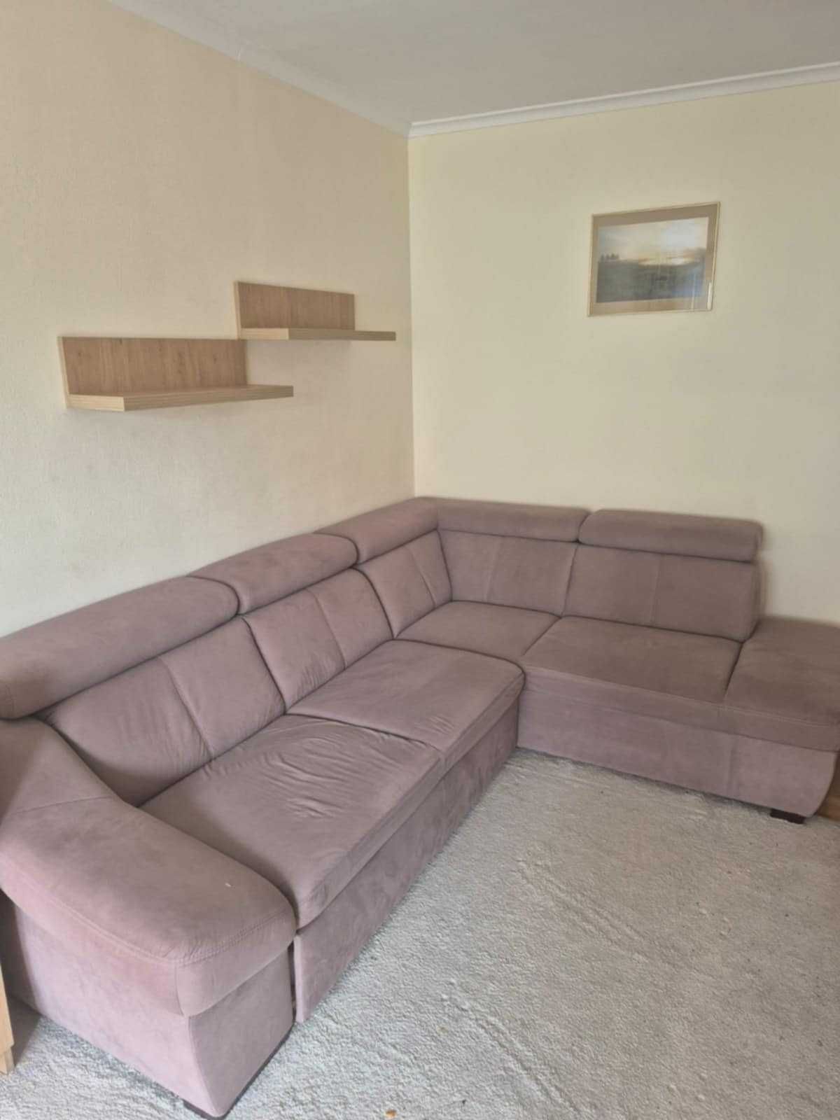 Narożnik z funkcja spania