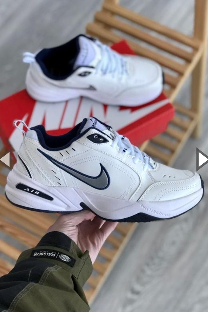 Nike Monarh  шкіряні білі кросівки