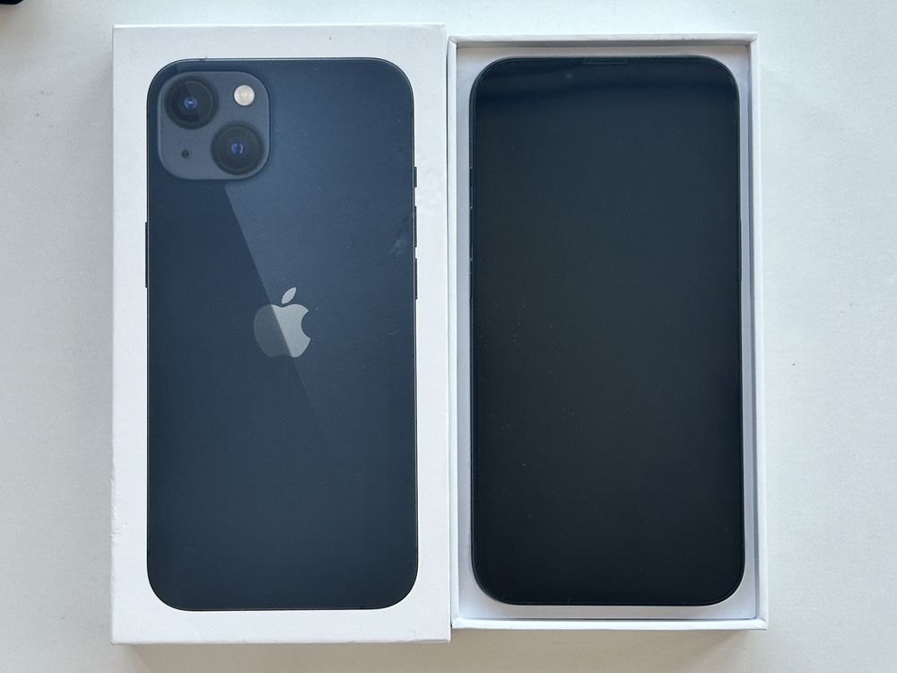 iPhone 13 Midnight Blue, черный 128 ГБ