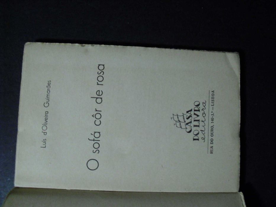 Guimarães (Luiz de Oliveira);O Sofá Côr de Rosa