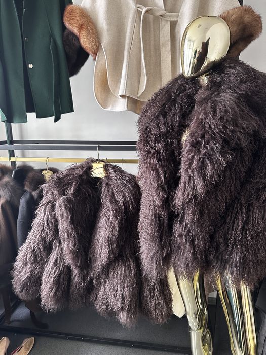 Шуба лама, натуральна шубка з лами