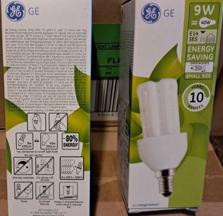 Zarowki e14 9w ciepła barwa 3000k